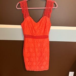 Peach dress